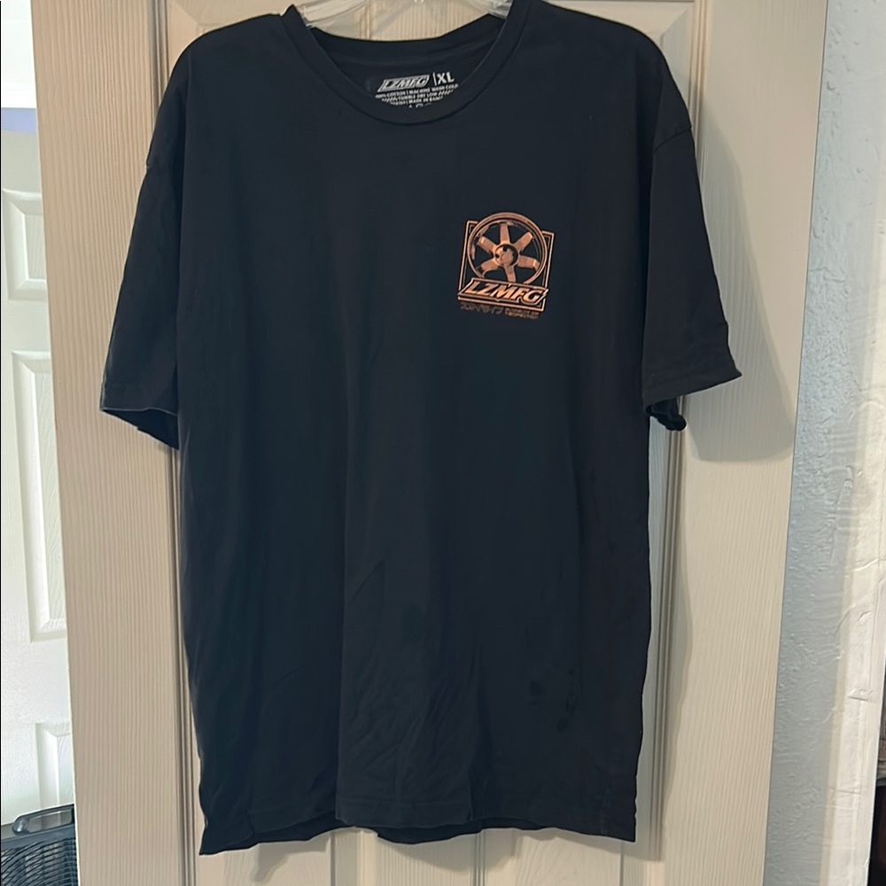 Black Graphic Car T-Shirt